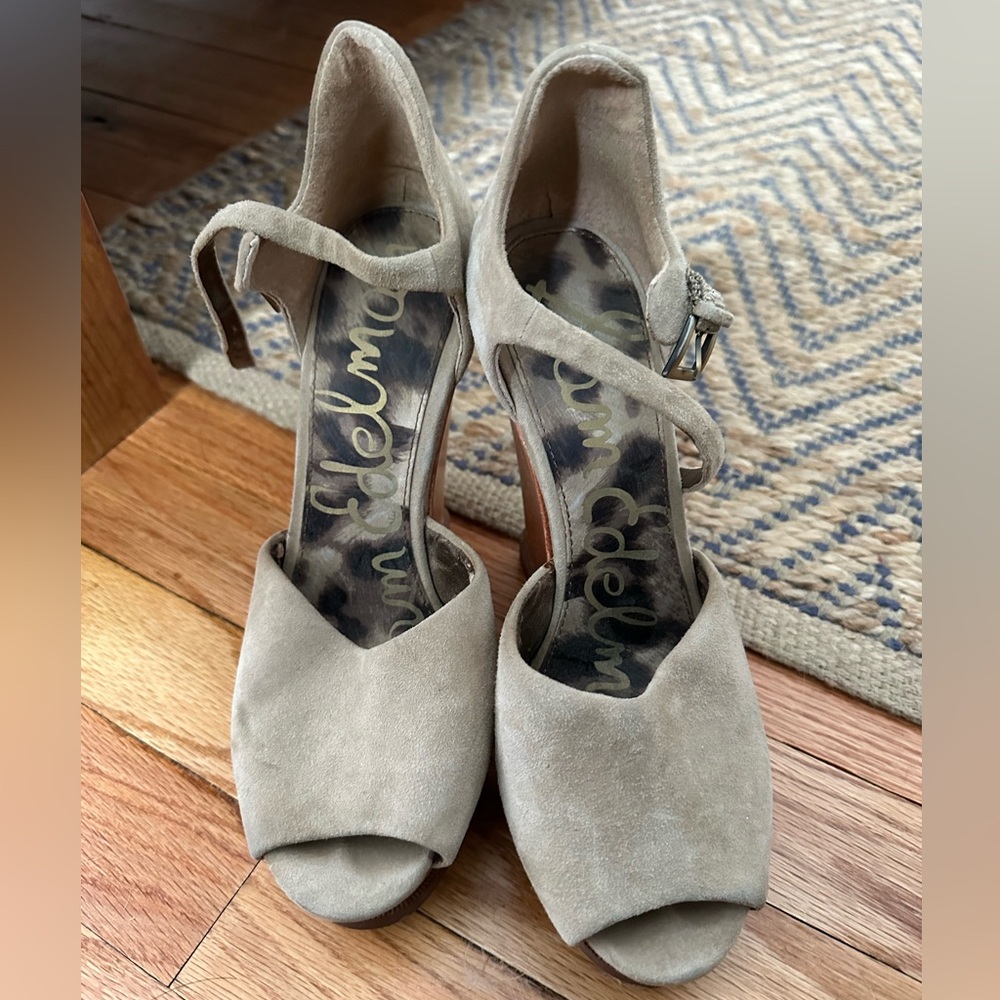 Sam Edelman Javi Platform Suede Wedges